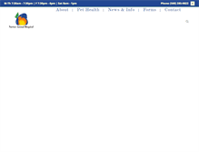 Tablet Screenshot of nortonanimalhospital.com